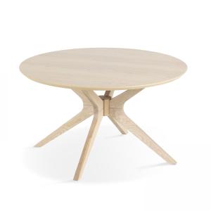 Mesa de centro redonda de madera de 80 cm en color claro de…
