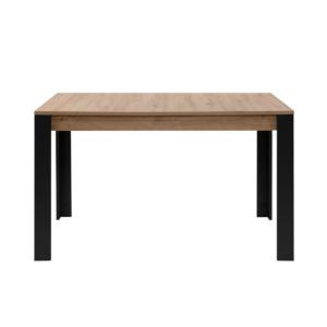 Mesa de comedor extensible de 100 a 150 cm roble artesanal…