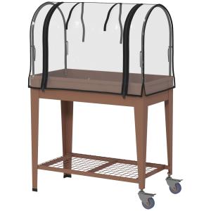 Mesa de cultivo marrón 80 x 40 x 120 cm