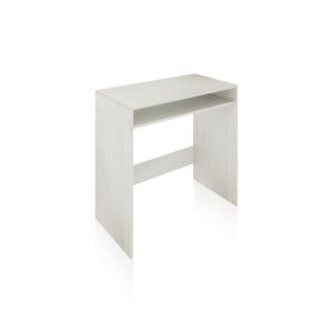 Mesa de escritorio melamina, blanco, 79 x 78 x 43