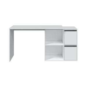 Mesa de escritorio multiposición spacio melamina, blanco ar…