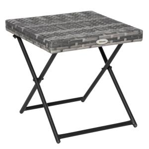 Mesa de jardín 40x40x40 cm gris