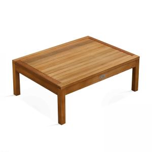 Mesa de jardín de madera de 80 x 60 x 30 cm maupiti