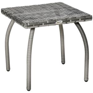 Mesa de jardín gris 45 x 45 x 44 cm