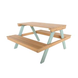 Mesa de picnic, conjunto de jardín infantil de madera de ac…