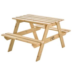 Mesa de picnic para niños madera marrón FSC®