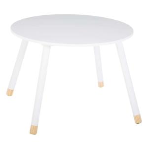 Mesa infantil de madera en blanco 60x60x43cm