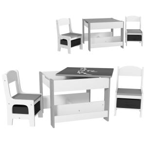 Mesa para niños 61.5x61.5x48 cm gris