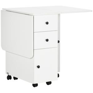 Mesa plegable cocina 120 x 60 x 76.5 cm color blanco