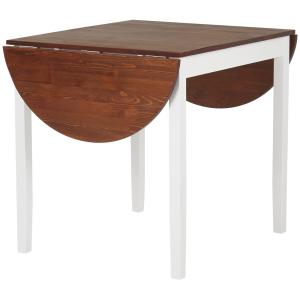 Mesa plegable cocina 140x70x75 cm marrón