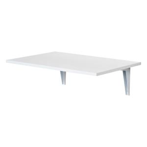 Mesa plegable de pared 60x40x20 cm blanco
