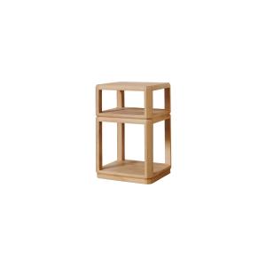 Mesilla de noche de madera beige
