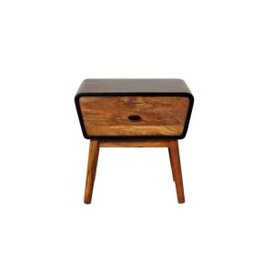 Mesilla de noche de madera de mango
