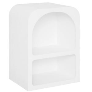 Mesita de noche blanco Flynn 55x30x40cm