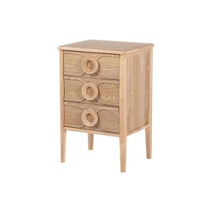 Mesita marron de madera 45x35x69cm