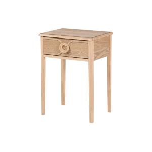 Mesita marron de madera 48x35x65cm