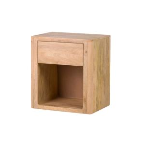 Mesita marron de madera 55x40x60cm