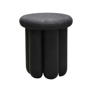 Mesita noche phant ø38cm madera negro