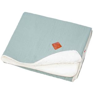 Mi primera manta Sherpa para bebé Vert de gris 70 x 100 cm
