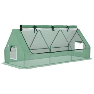 Mini invernadero color verde 240 x 90 x 90 cm