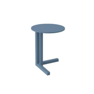 Mini mesa auxiliar aluminio azul