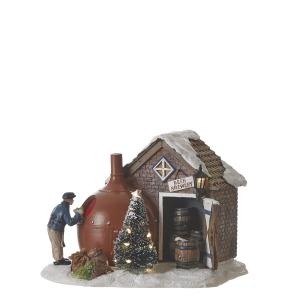 Miniatura de la aldea de navidad cervecería alt. 12