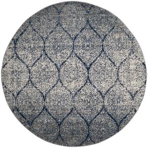 Moderno chic azul/gris alfombra 200 x 200