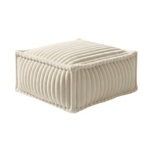 Módulo chaise longue para sofá en pelo acanalado 80x60 cm b…