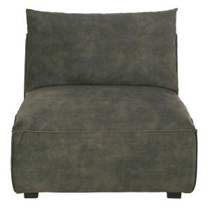 Módulo para sofá de terciopelo con efecto mármol verde