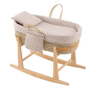 Moisés bebe mio cuco   patas 39x80x61 cm beige/gris