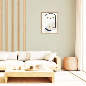 Molduras de pared media caña - 10x(10x120cm) - Pino