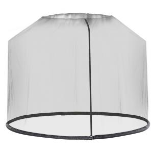 Mosquitera para sombrilla negro 300 x 300 x 230 cm