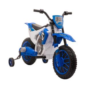 Moto eléctrica para niños color azul 106.5 x 51.5 x 68 cm