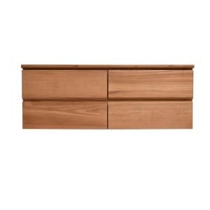 Mueble alto 4 cajones teca maciza 150 cm