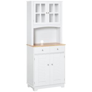 Mueble auxiliar de cocina 68x39.5x170 cm blanco