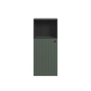 Mueble bajo de baño con 1 puerta l40 cm - verde y negro
