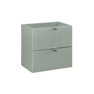 Mueble bajo lavabo 2 cajones estratificado verde