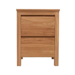 Mueble bajo lavabo de teca maciza 60 cm