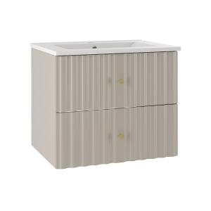 Mueble bajo lavabo encastrado estratificado 120cm