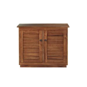 Mueble de baño de madera de caoba maciza de 97 cm