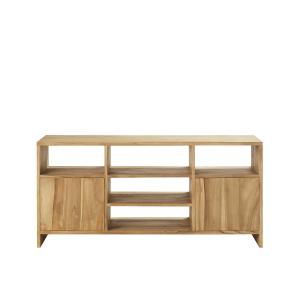 Mueble de baño de madera teca maciza de 160 cm