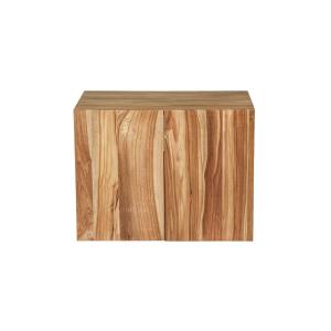 Mueble de baño de madera teca maciza de 80 cm
