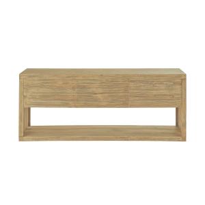 Mueble de baño flotante de madera de hevea de 150 cm