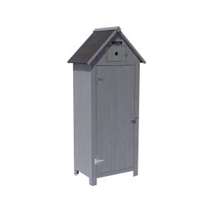 Mueble de jardín - 77 x 54,5 x 179 cm - antracita -
