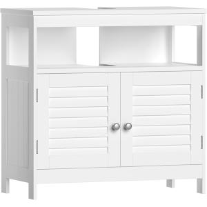 Mueble de lavabo de 30 x 60 x 60 cm de color blanco