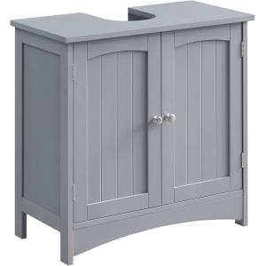 Mueble de lavabo de 30 x 60 x 60 cm de color gris místico