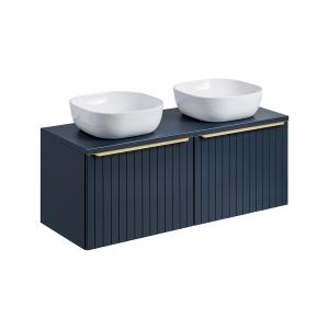 Mueble lavabo 120 cm estratificado azul
