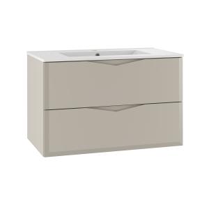 Mueble lavabo encastrado estratificado 80cm