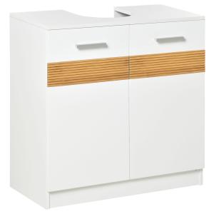 Mueble para debajo del lavabo 60x30x60.5 cm blanco