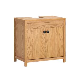 Mueble para debajo del lavabo con 2 puertas madera beige